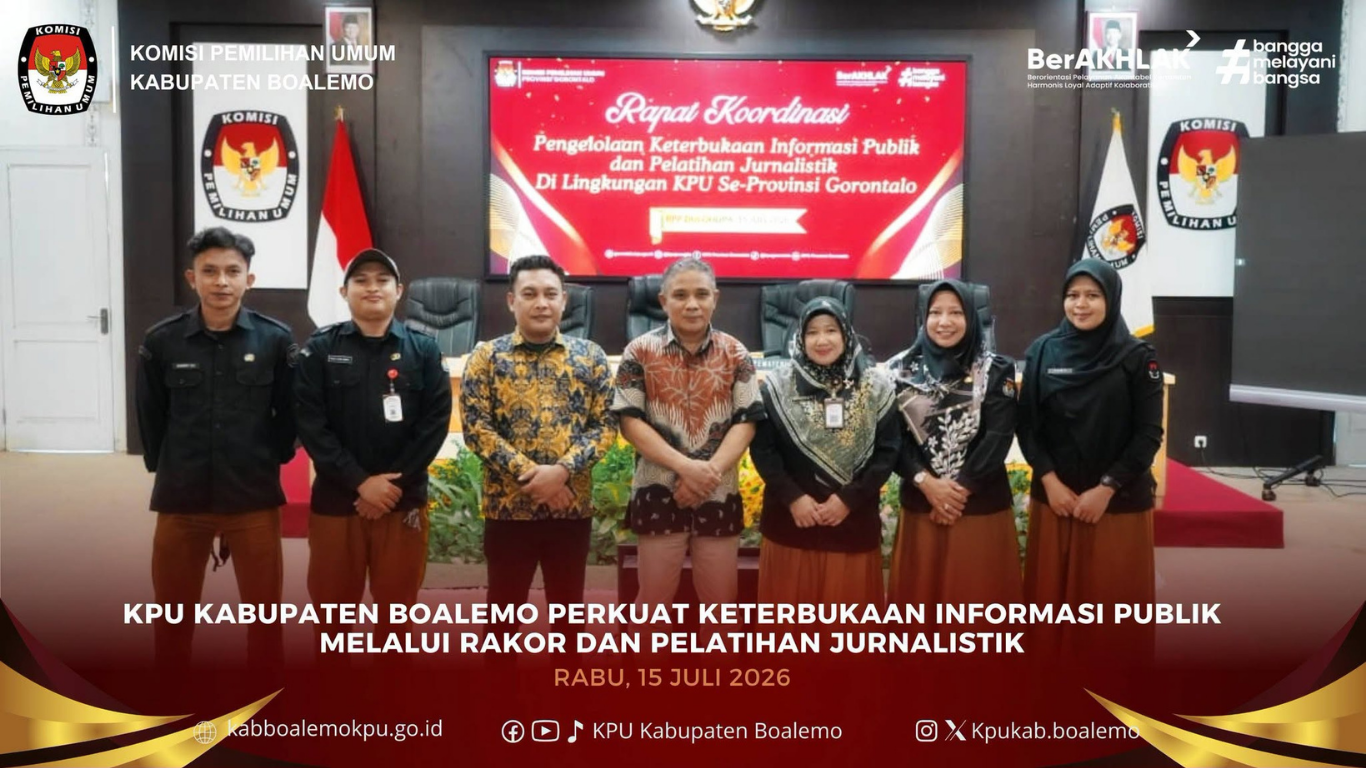 Rapat Koordinasi Pengelolaan Keterbukaan Informasi Publik dan Pelatihan Jurnalistik