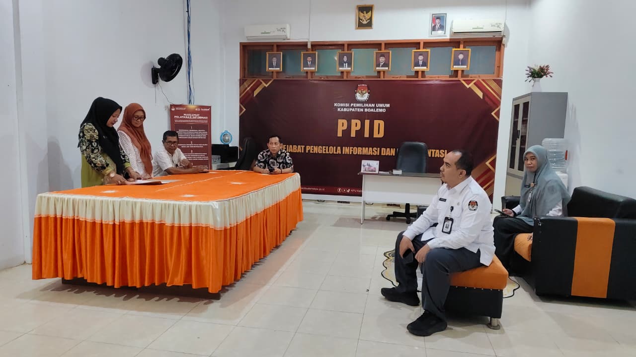 Monitoring dan Evaluasi Progres Pengisiaan Aplikasi PPID