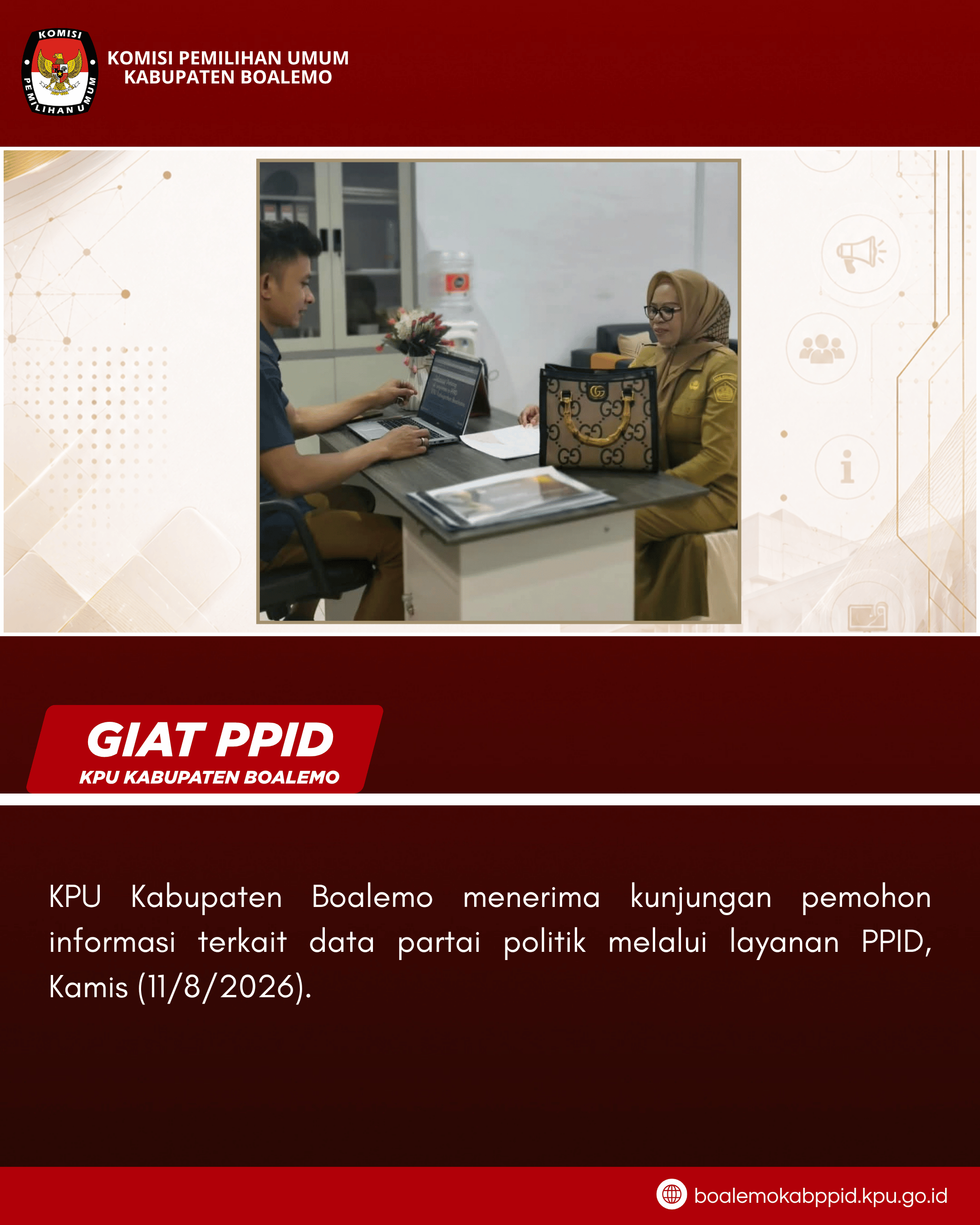 Kunjungan Layanan PPID