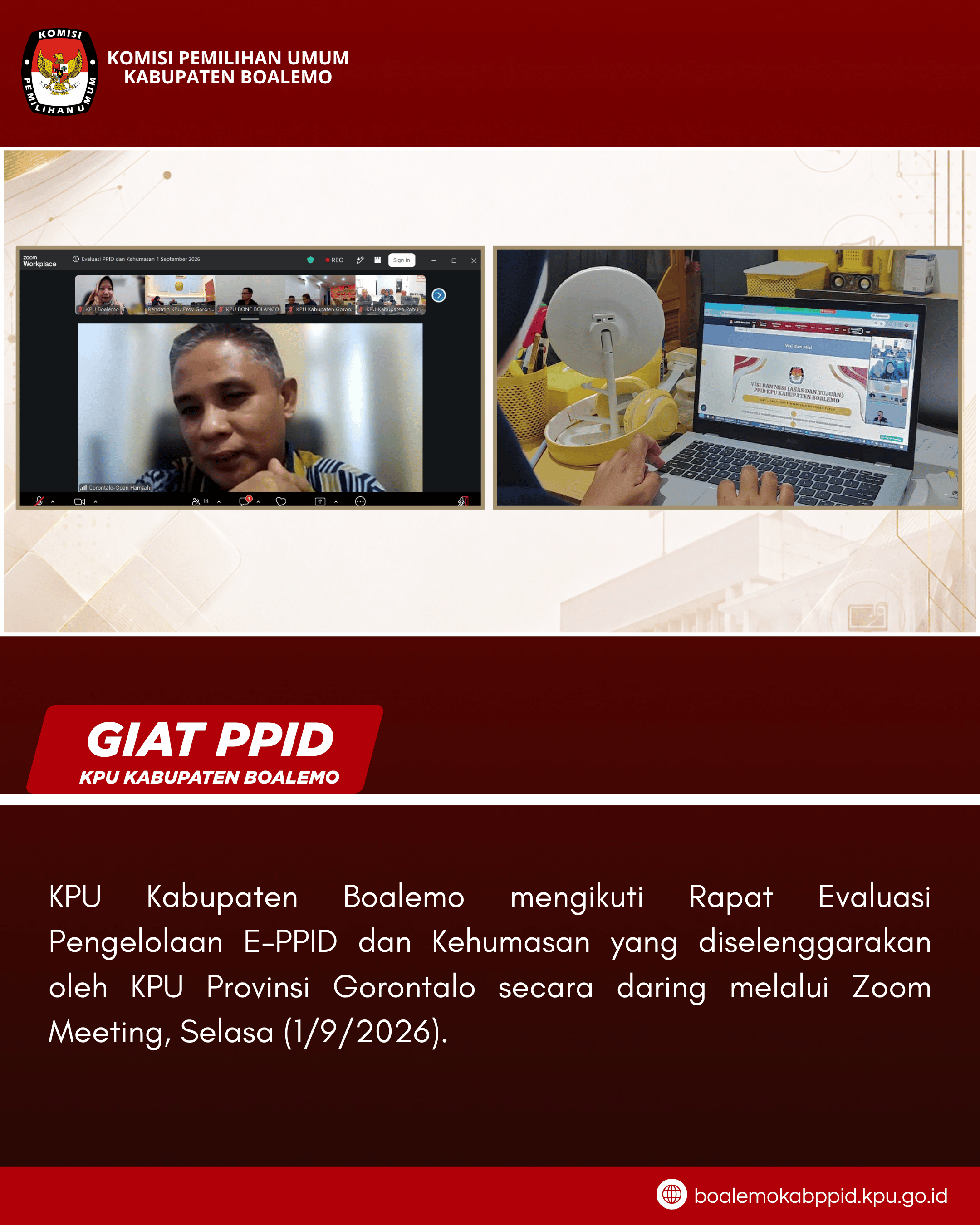 Rapat Evaluasi Pengelolaan e-PPID