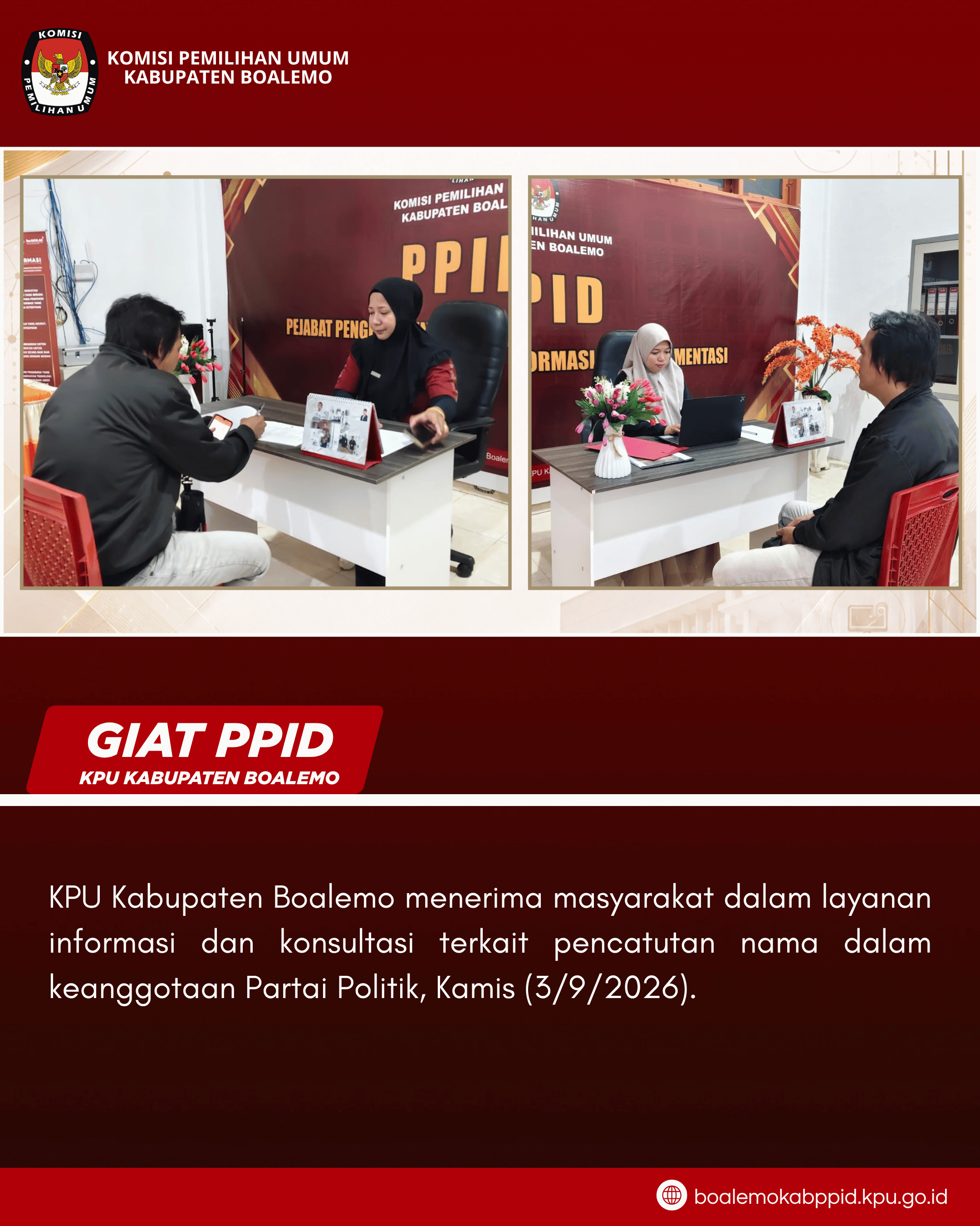Kunjungan Layanan PPID